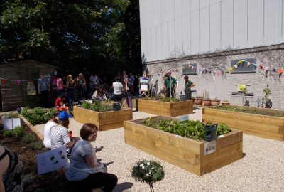 Community event planting Oak View Landscapes