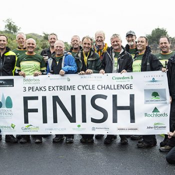 Community 3 peaks challenge finish line