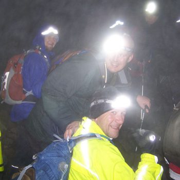 Community 3 peaks cycling challenge headlights