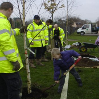 Community tree planting