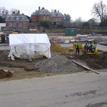 Balls Park Hertford under construction