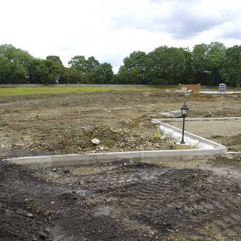 Crematorium Brentwood landscape under construction