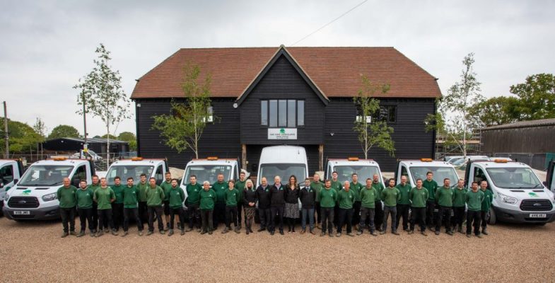 Oak View Landscapes full team shoot
